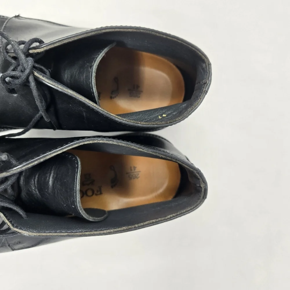 Footprints By Birkenstock Mens 41=8 To 8.5 Cornwall Chukka Boots Black Leather